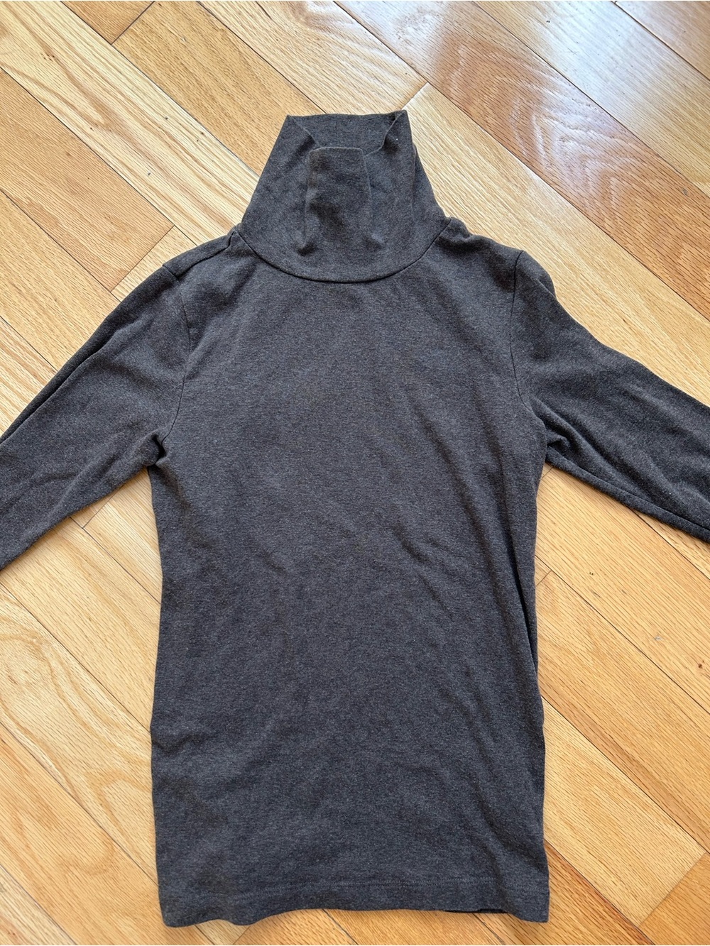 Muji Dark Brown Turtleneck Sweater